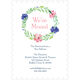 White Floral Wreath Moving Announcements Image 5 of 5
